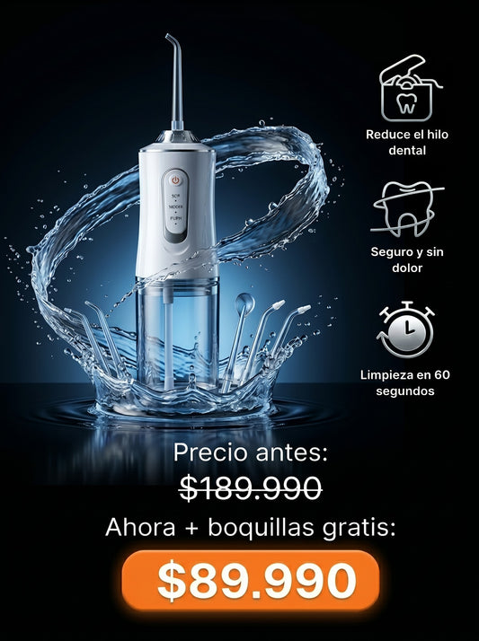 Irrigador Oral Kit Boquillas Gratis
