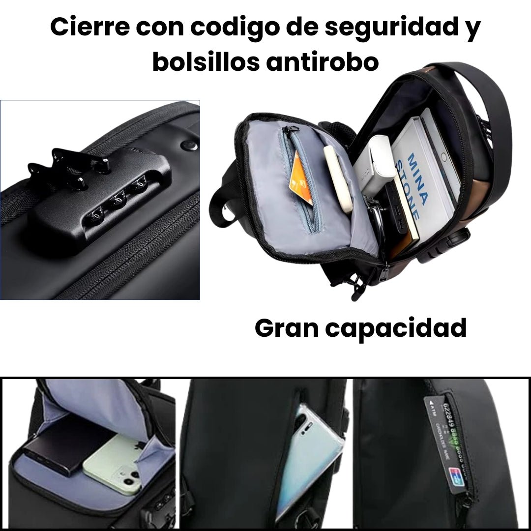 LockBag - Mochila Antirrobo con USB