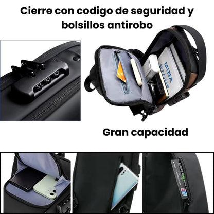 LockBag - Mochila Antirrobo con USB
