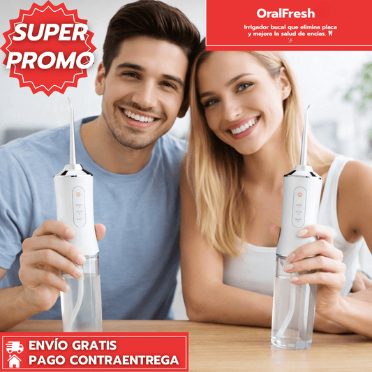 OralFresh: Irrigador bucal que elimina placa y mejora la salud de encías. 🦷✨