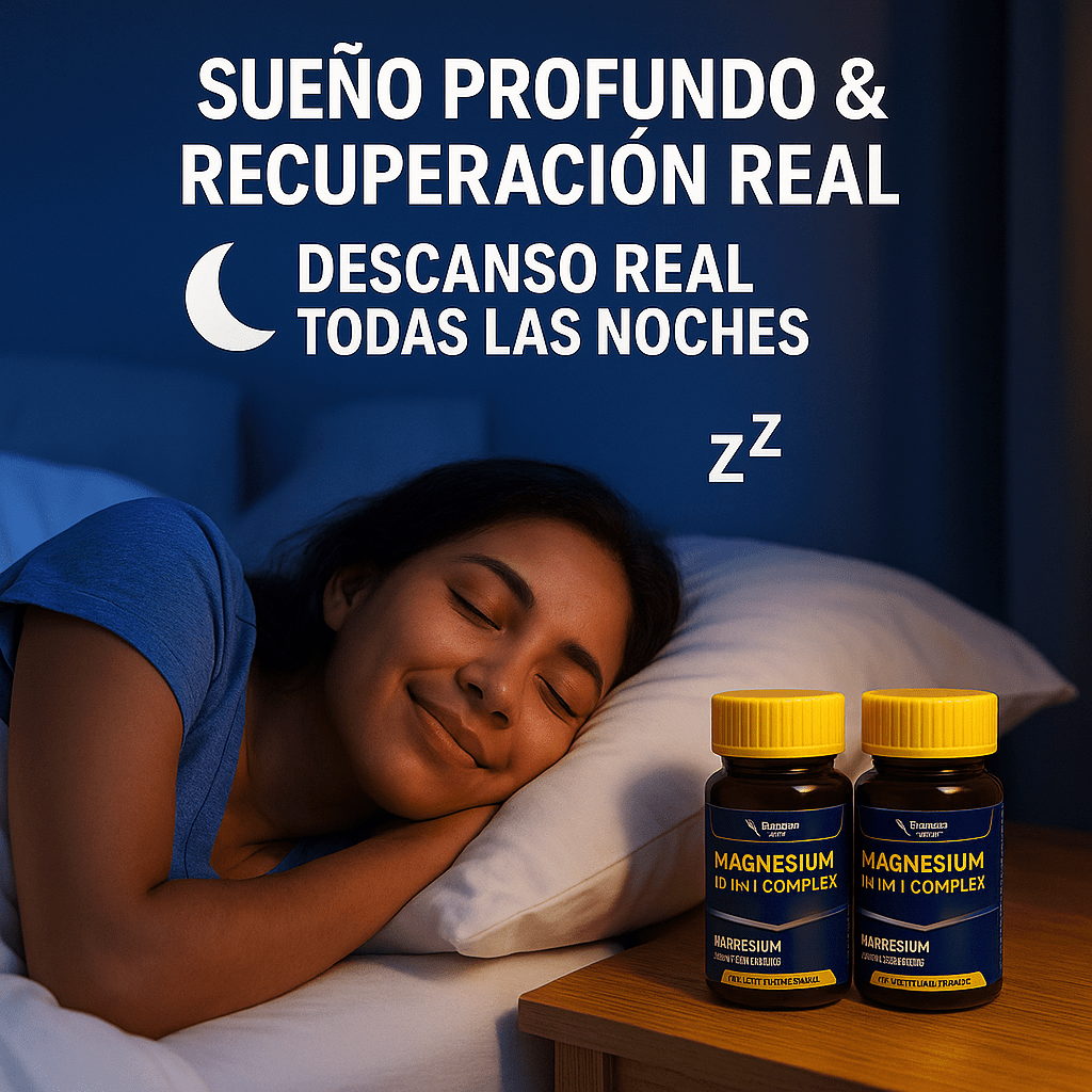 MAGNESIUM 12 EN 1: La Única Fórmula con 12 Formas de Magnesio en Una Sola Cápsula.