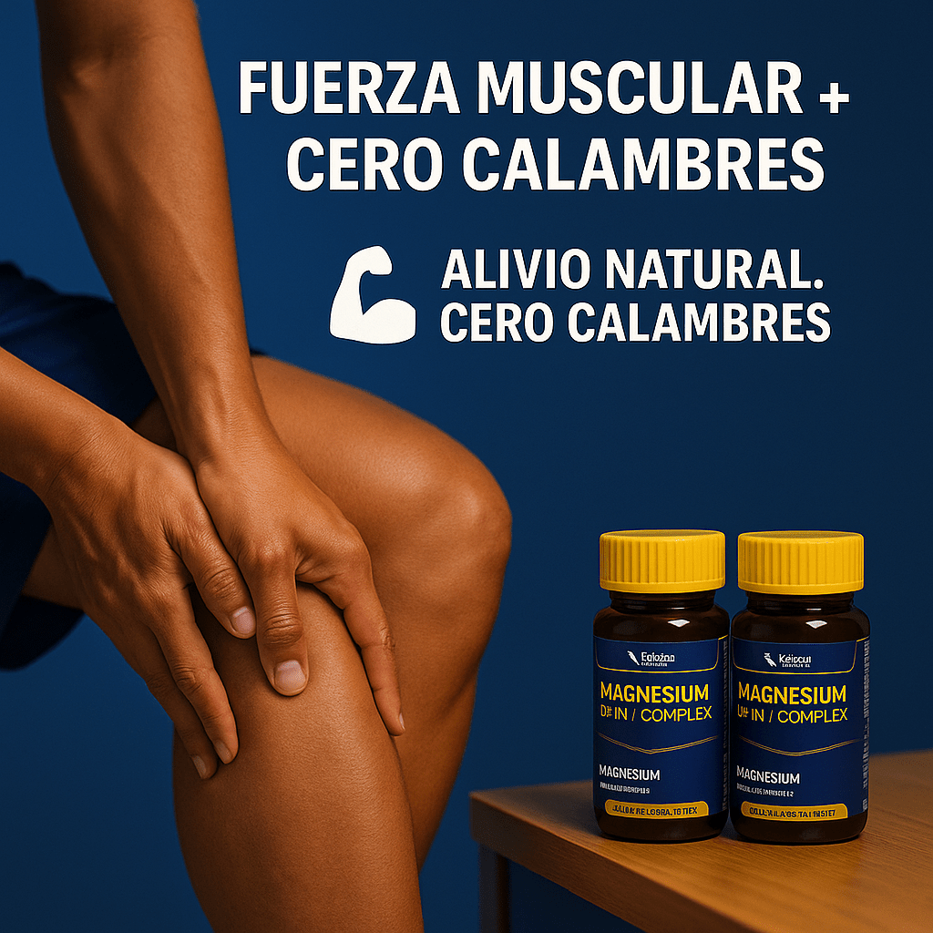 MAGNESIUM 12 EN 1: La Única Fórmula con 12 Formas de Magnesio en Una Sola Cápsula.