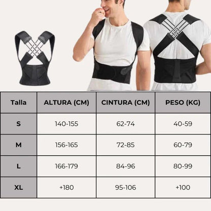 PosturaPlus Corrector de Postura Ortopédico Unisex - [PROMOCIÓN DISPONIBLE SOLO HOY]