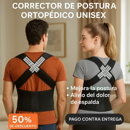 PosturaPlus Corrector de Postura Ortopédico Unisex - [PROMOCIÓN DISPONIBLE SOLO HOY]