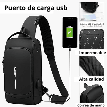 LockBag - Mochila Antirrobo con USB