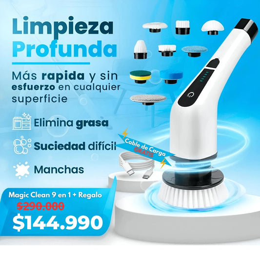 Multiclean – Limpieza Total 9 en 1: Pisos, Cristal, Esquinas y Muebles