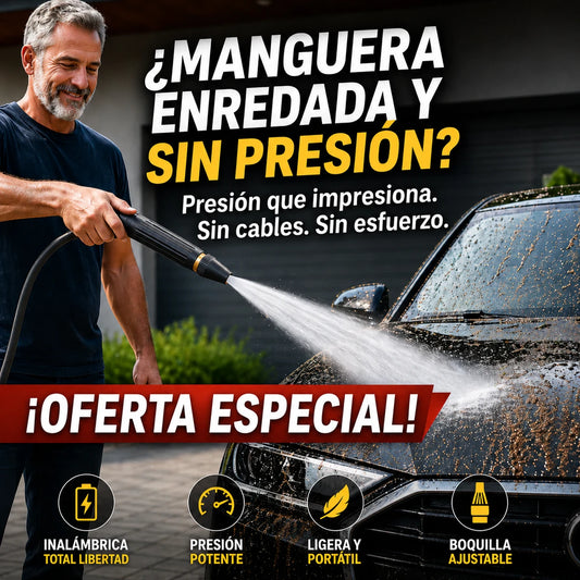 Hidrolavadora Portátil Inalámbrica - Imagen 1