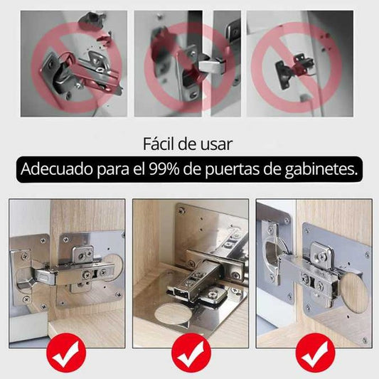 Platinas de reparación de bisagras x 4 Und. - 1